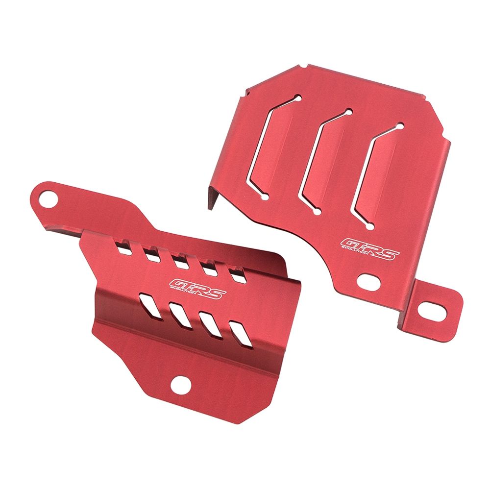 **ฝาครอบคอยล์ไฟ+ครอบสายดีส (อลูมิเนียม) GTRS ADV-350, FORZA-350 (069)