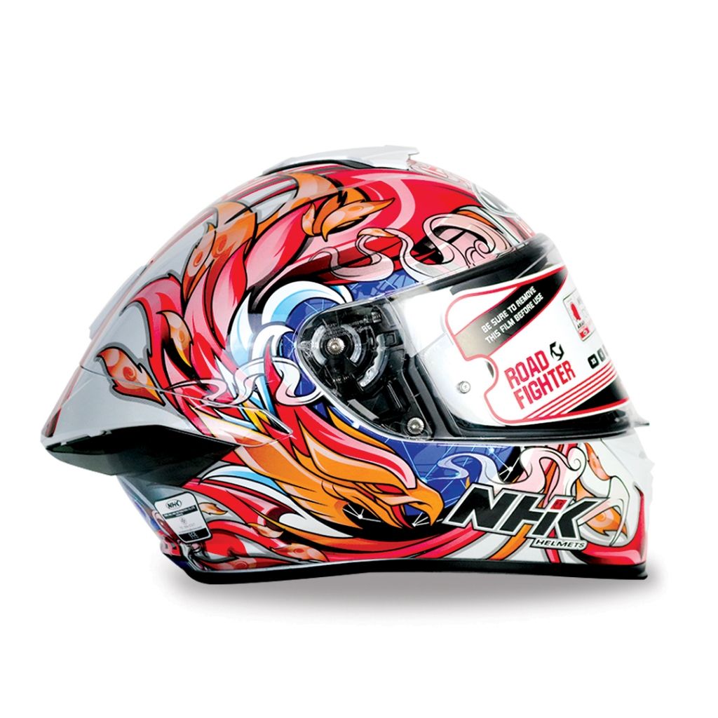 หมวกกันน็อค เต็มใบ NHK Helmet K5R  ⚡Alonso Lopez #8 : Moto2 แว่น2ชั้น มีกระเป๋าแถมให้