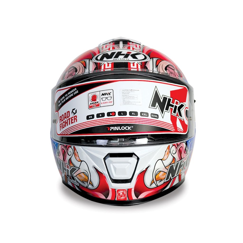 หมวกกันน็อค เต็มใบ NHK Helmet K5R  ⚡Alonso Lopez #8 : Moto2 แว่น2ชั้น มีกระเป๋าแถมให้