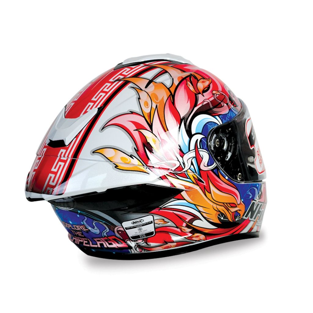 หมวกกันน็อค เต็มใบ NHK Helmet K5R  ⚡Alonso Lopez #8 : Moto2 แว่น2ชั้น มีกระเป๋าแถมให้
