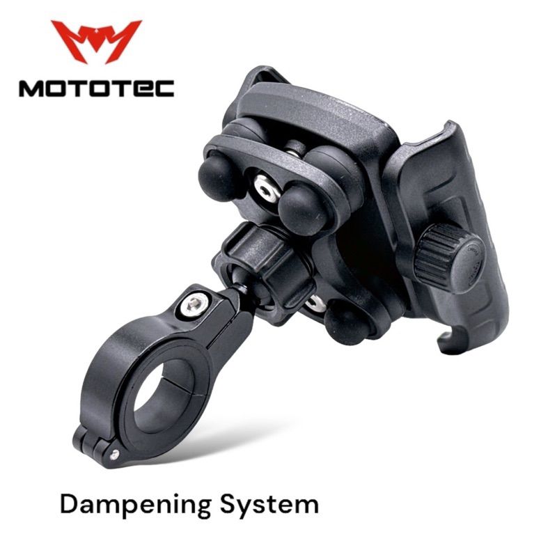 MOTOTEC MT-QD01 PLUS Dampening System ที่จับมือถือ สำหรับติดมอเตอร์ไซด์ แบบปลดล็อคเร็วพร้อมระบบซับแรงสะเทือน(MO006)