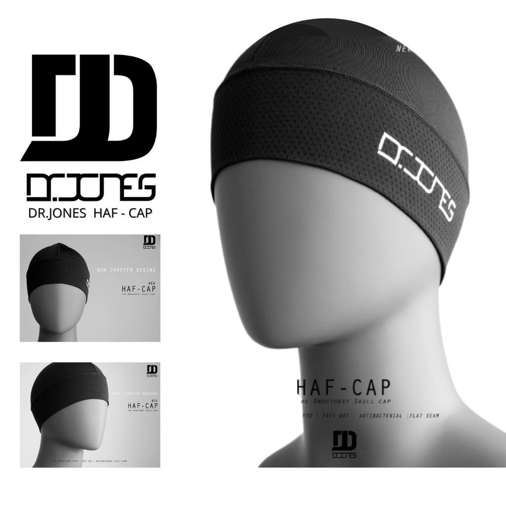 โม่งแบบครึ่งหัว Dr.Jones Lab Series รุ่น HAF CAP โม่งฮาฟ ผ้าคลุมหัวแบบครึ่งใบ ฮาฟครึ่งหัว