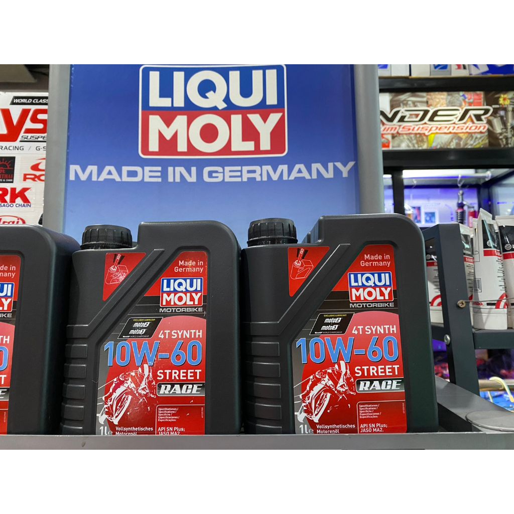 น้ำมันเครื่อง LIQUI MOLY 4T SYNTH 10W – 60 RACE A01
