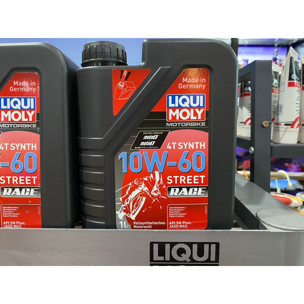 น้ำมันเครื่อง LIQUI MOLY 4T SYNTH 10W – 60 RACE A01