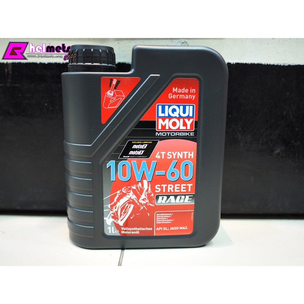 น้ำมันเครื่อง LIQUI MOLY 4T SYNTH 10W – 60 RACE A01