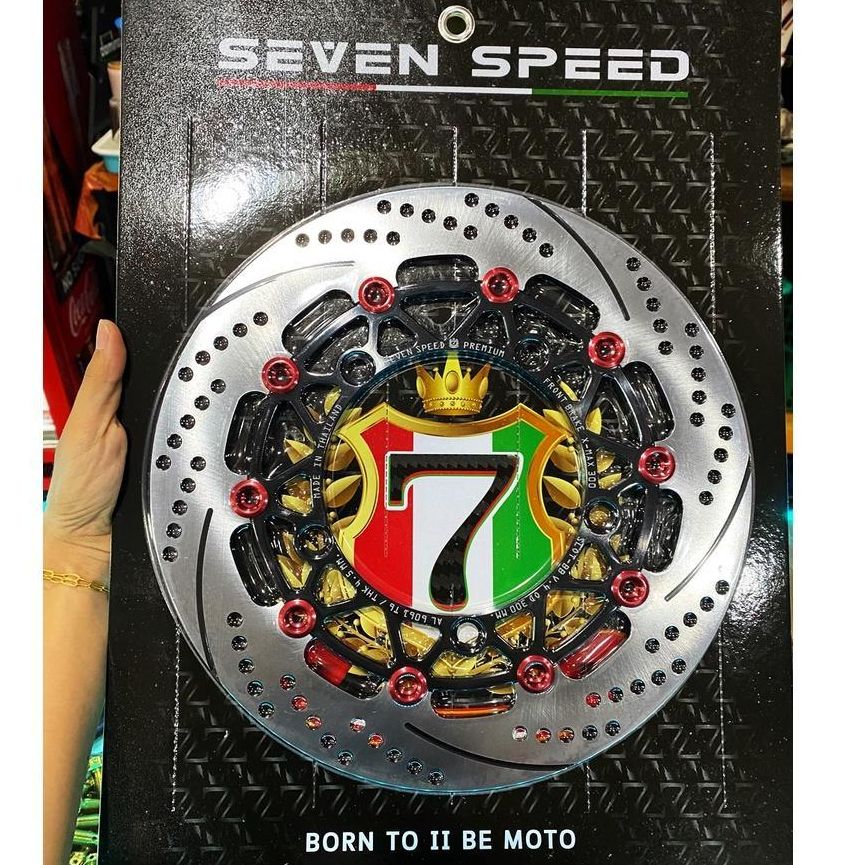 จานดิสหน้า X-max ขนาด 300 มิล. Slot-BB V.4 / sevenspeed(0558)