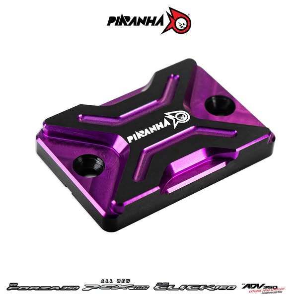 ฝาปิดน้ำมันดิสเบรค CNC PIRANHA  ADV150-350/ FORZA 300-350/PCX-160/GPX DRONE/R-15 M/CBR-150R2021/Z-125/KSR (0482)