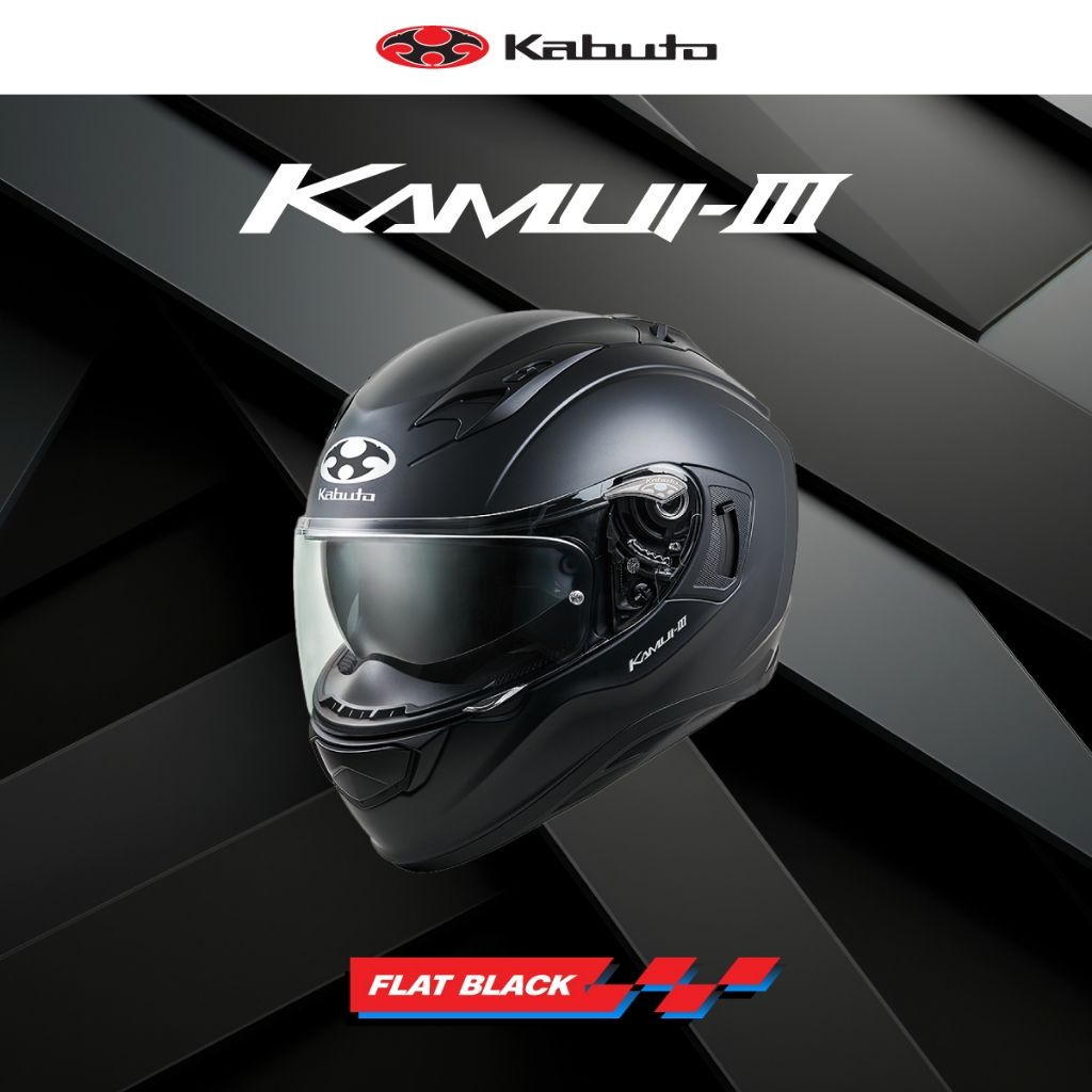 หมวกกันน็อค KABUTO รุ่น KAMUI-3 มีลายพื้นกับลาย Acrobat (KA002)