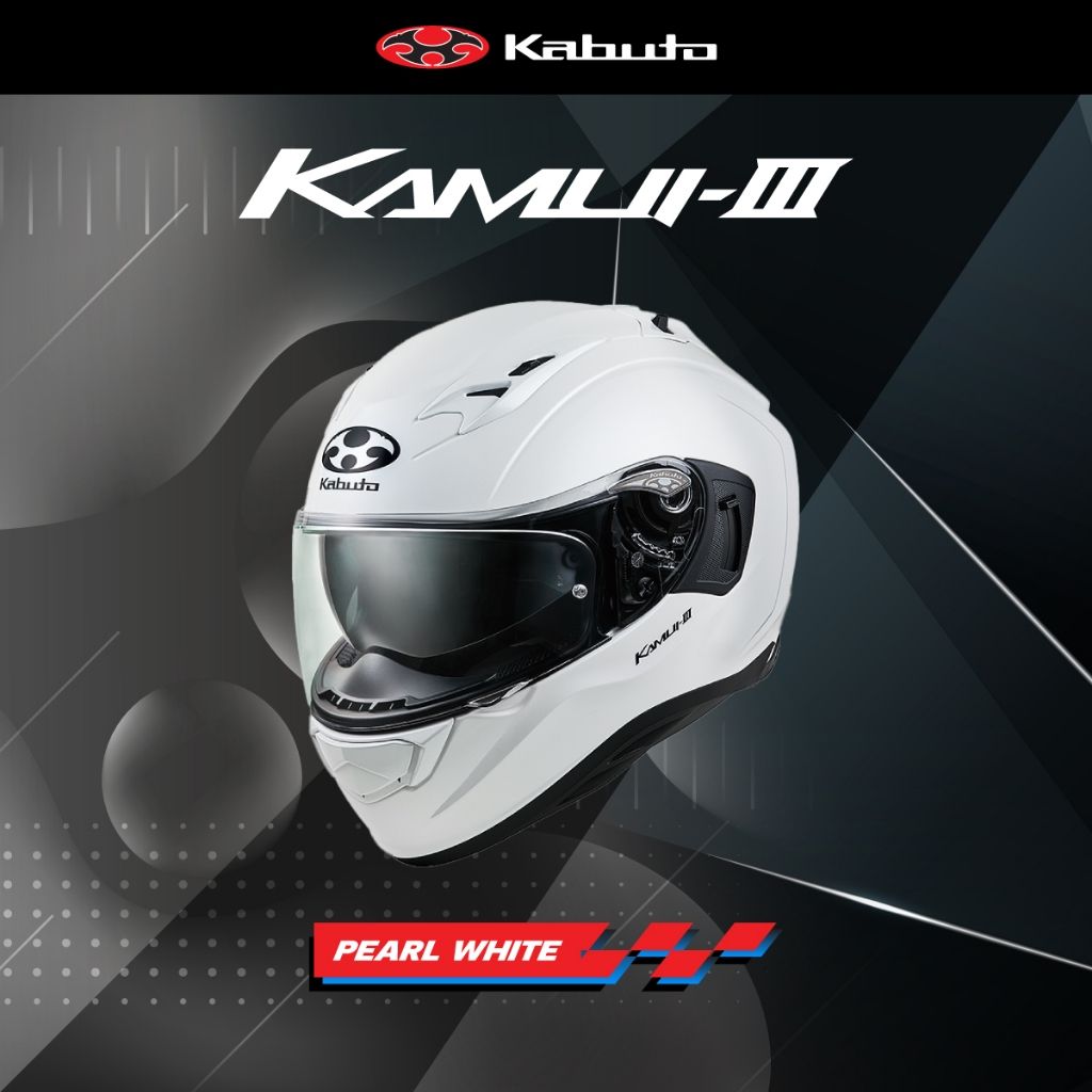 หมวกกันน็อค KABUTO รุ่น KAMUI-3 มีลายพื้นกับลาย Acrobat (KA002)