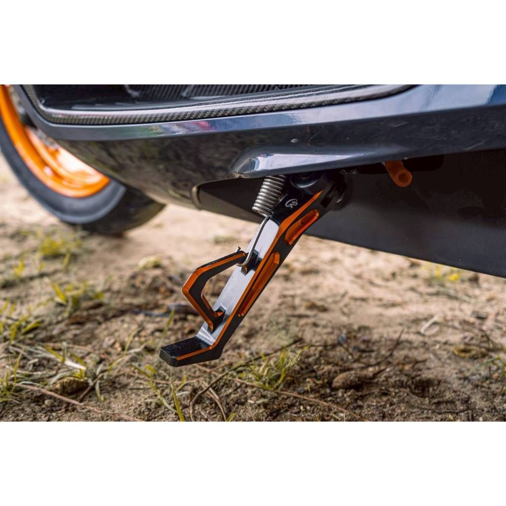 ขาตั้งข้าง CNC CR RACING DUAL ANODIZED(ดูโอ้ อโนไดซ์) ยาว 6นิ้ว(โหลด 1 นิ้ว) PCX-160 2025/SCOOPY-I/CLICK-160 (0481)