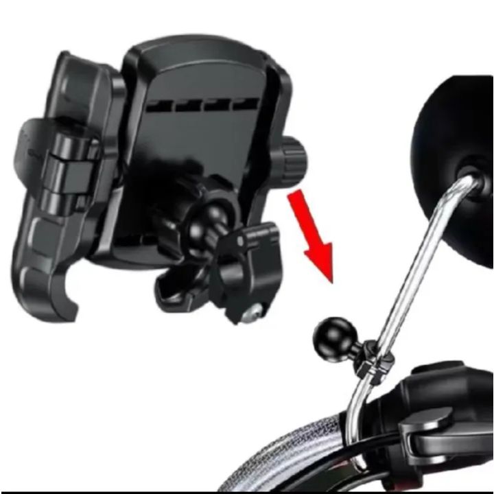 MOTOTEC MT-QD05 Polyflex Quick Release ที่จับมือถือ ที่ยึดมือถือมอเตอร์ไซค์ ที่จับโทรศัพท์  ปลดล็อคเร็ว(MO002)