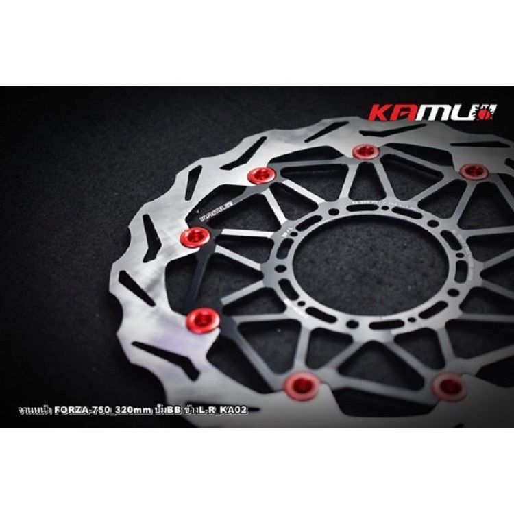 จานหน้า FORZA-750 320 มิล.ลาย KA-02 สำหรับปั๊ม BREMBO KAMUI (0606)