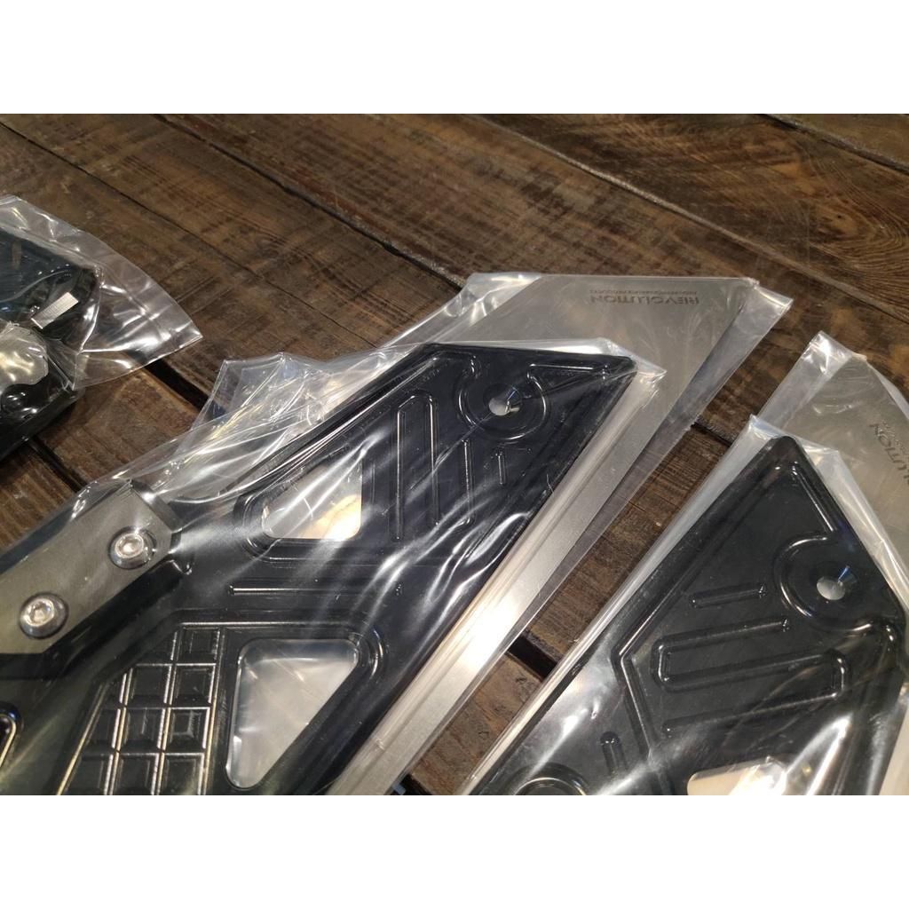 แผ่นรองพื้น (สแตนเลส+มีเนียม CNC) REVOLUTION V2 FORZA-300, FORZA-350 NEW (0594)