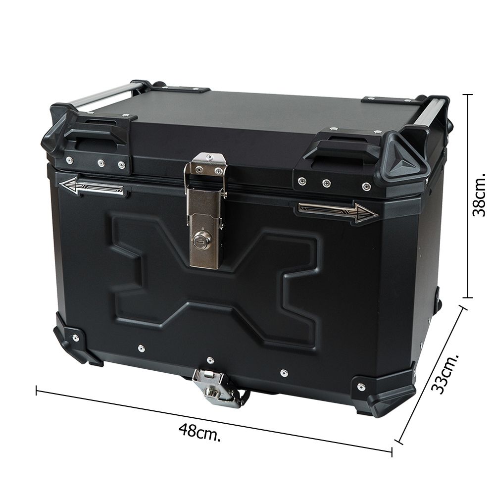 **กล่องท้ายเบาะ (ปีบมีเนียม) T-MAXI M-8980 พร้อมพิงหลัง ใช้ทุกรุ่น(0586)