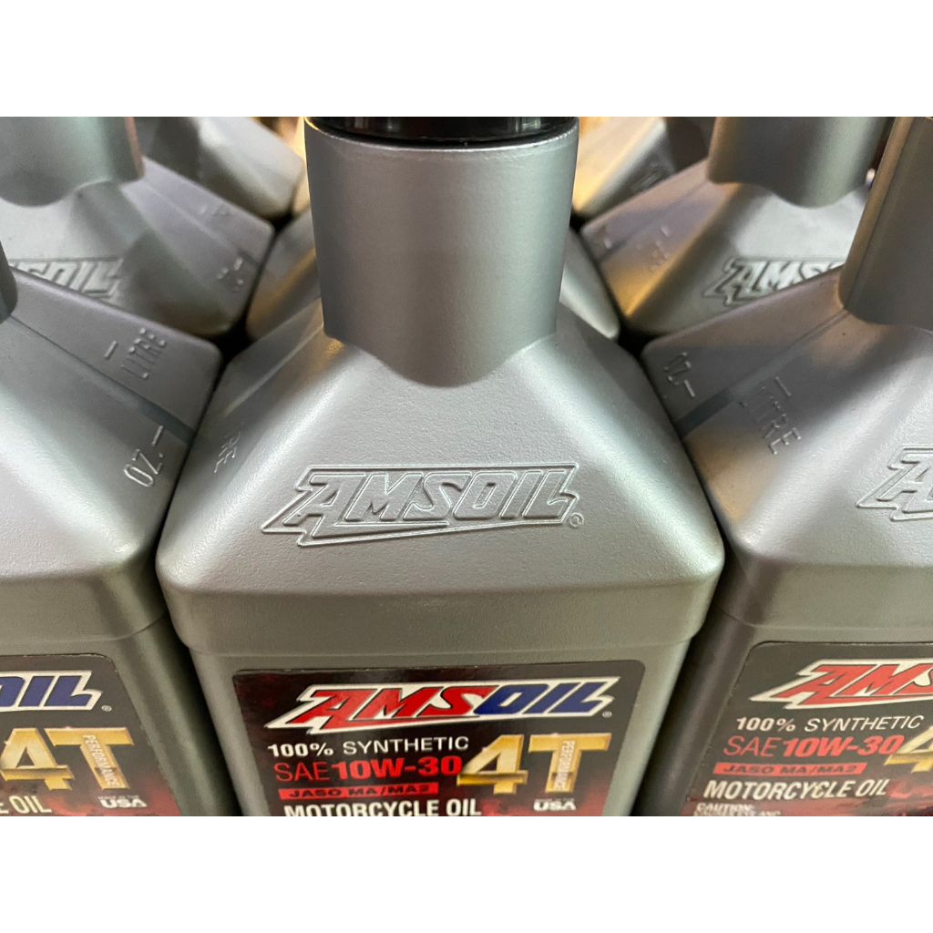 #น้ำมันเครื่อง Amsoil 10W-30 4T Performance 100% Synthetic Motorcycle Oil