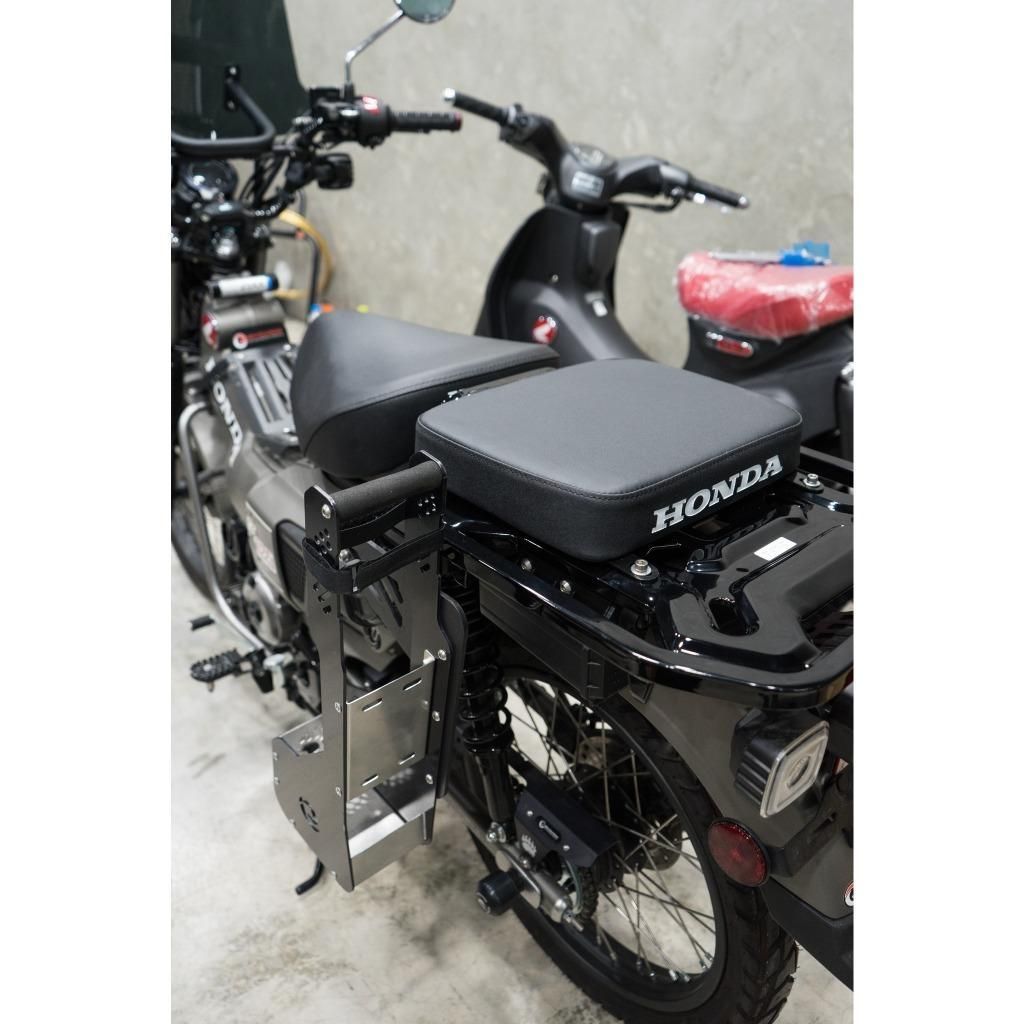 **เบาะนั่งหลัง GRANDTHAIRAIDER ตรงรุ่น CT-125 สีดำ มีหลายทรง GTR (0585)