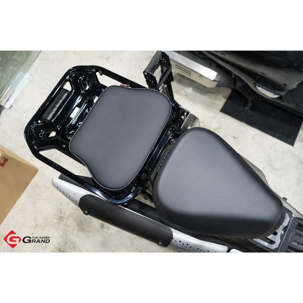 **เบาะนั่งหลัง GRANDTHAIRAIDER ตรงรุ่น CT-125 สีดำ มีหลายทรง GTR (0585)
