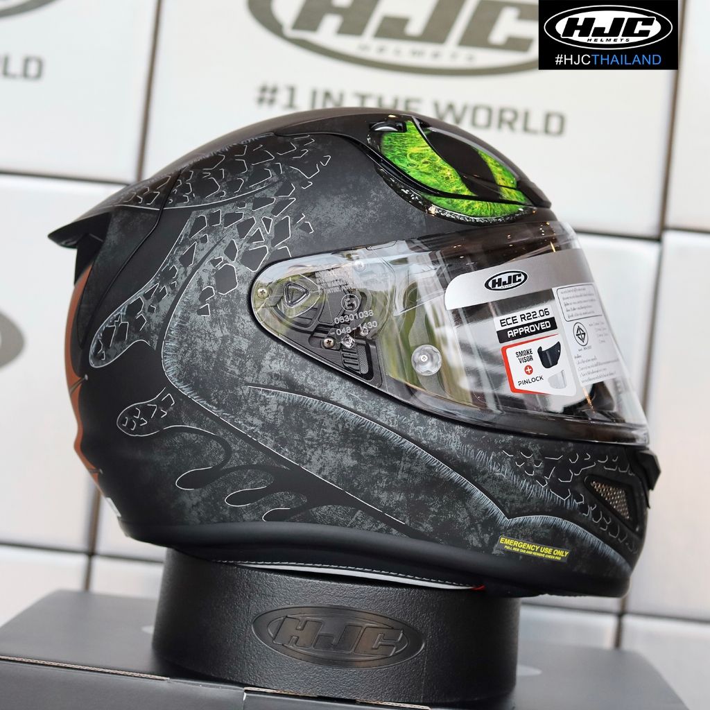 **.หมวกกันน็อค ลายใหม่ HJC RPHA12 TOOTHLESS II MC4SF, KRAKEN MC28 รุ่นท๊อป(H031)