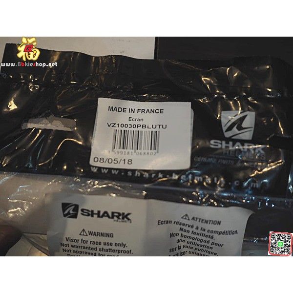 #ชิวหมวก Shark รุ่น Race R Pro สีน้ำเงิน แท้