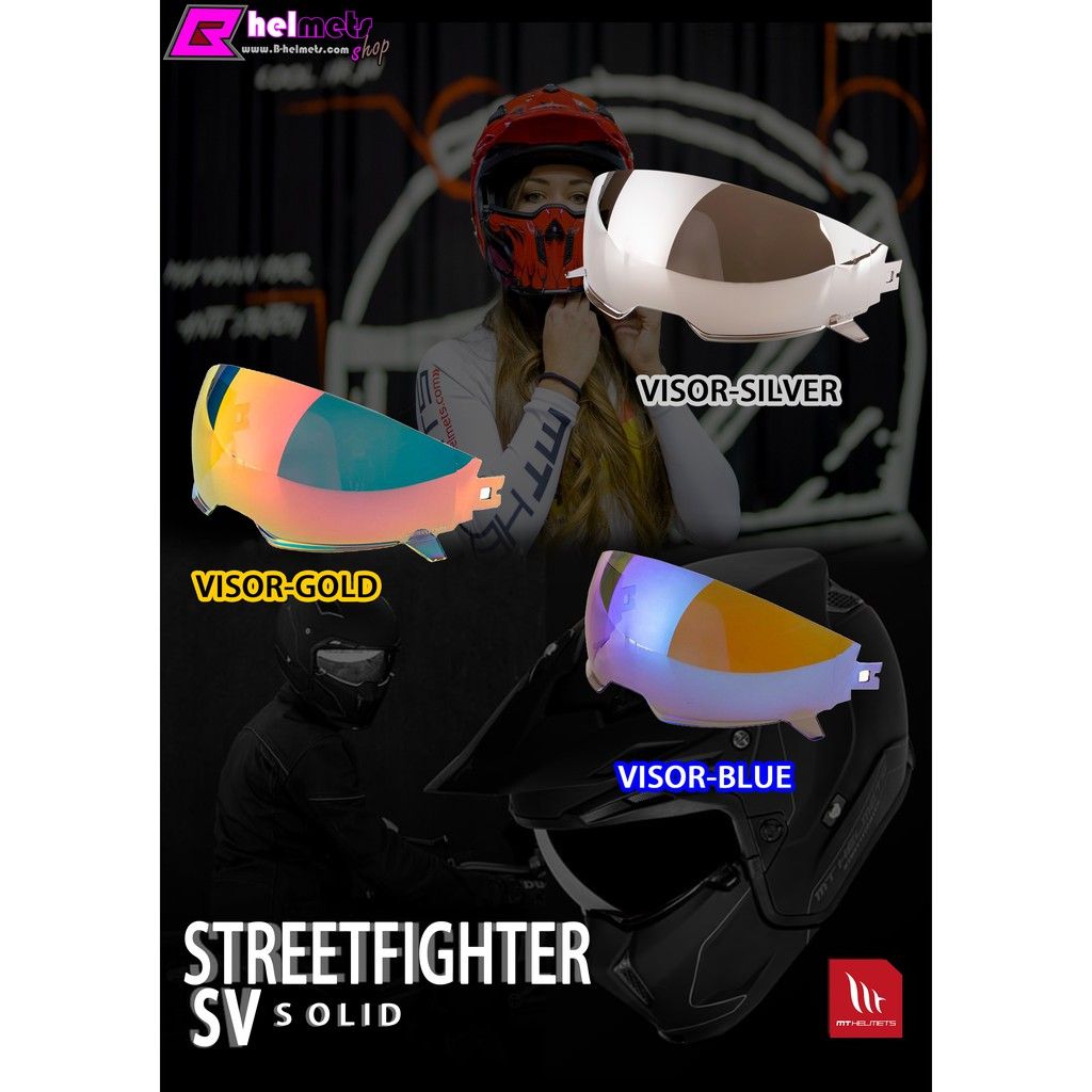 ##ชิวหน้า แว่น เเต่ง รุ่น STREET FIGHTER SV (สอบถามก่อนสั่งซื้อ)
