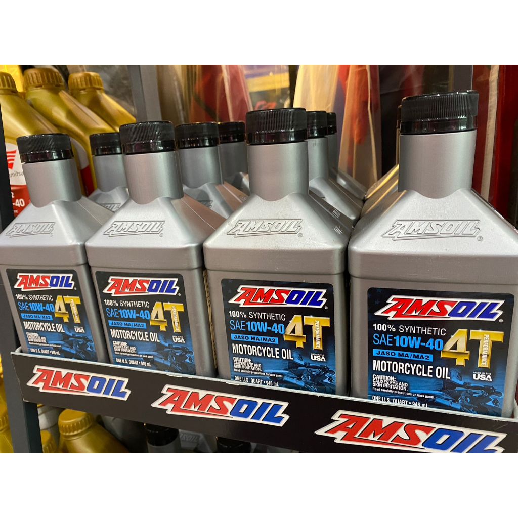 #น้ำมันเครื่อง AMSOIL 10W-40 4T Performance 4-Stroke