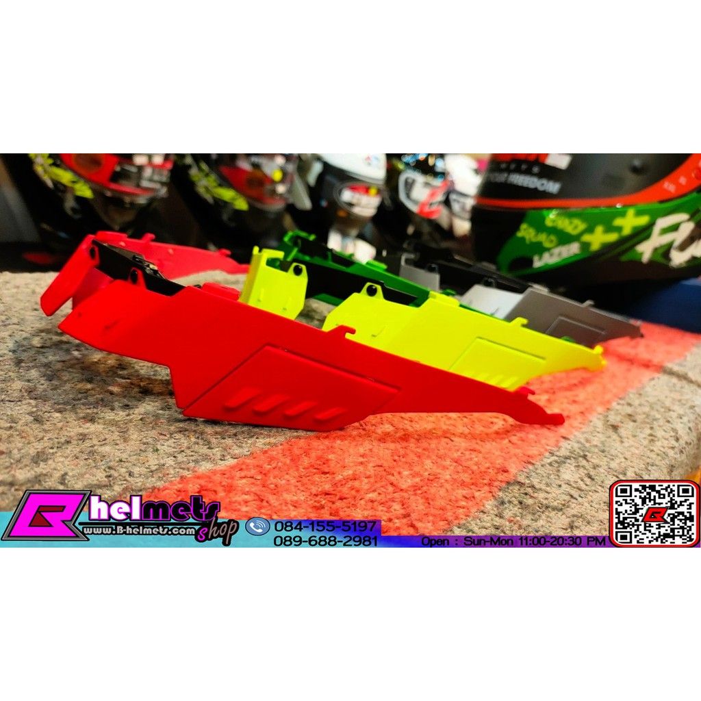 #สปอยเลอร์ LAZER ใส่รุ่น RAFALE แดง-ด้าน (สอบถามก่อนสั่งซื้อ)