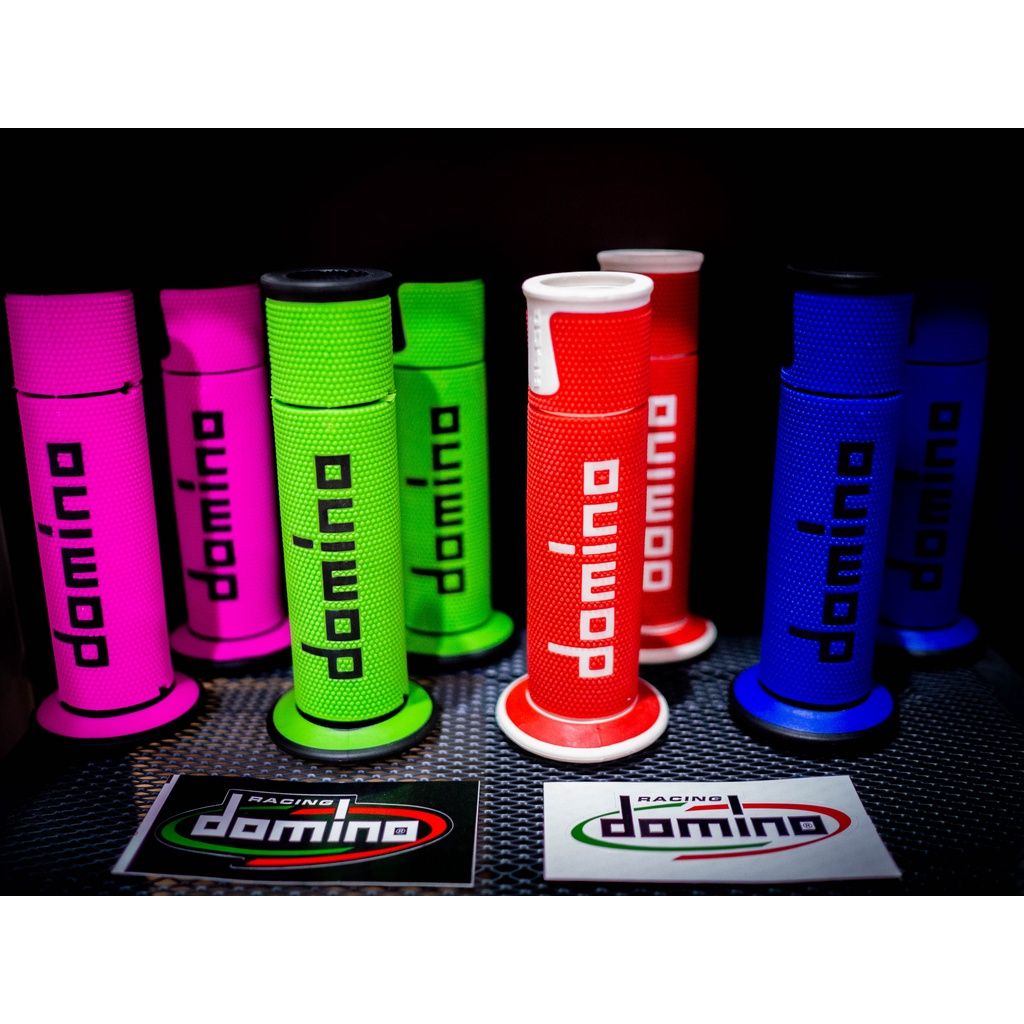 ปลอกแฮนด์ DOMINO A250 A450 5519 แท้ อิตาลี ใส่ได้ทุกรุ่น ใส่ตุ้มปลายแฮนด์ได้