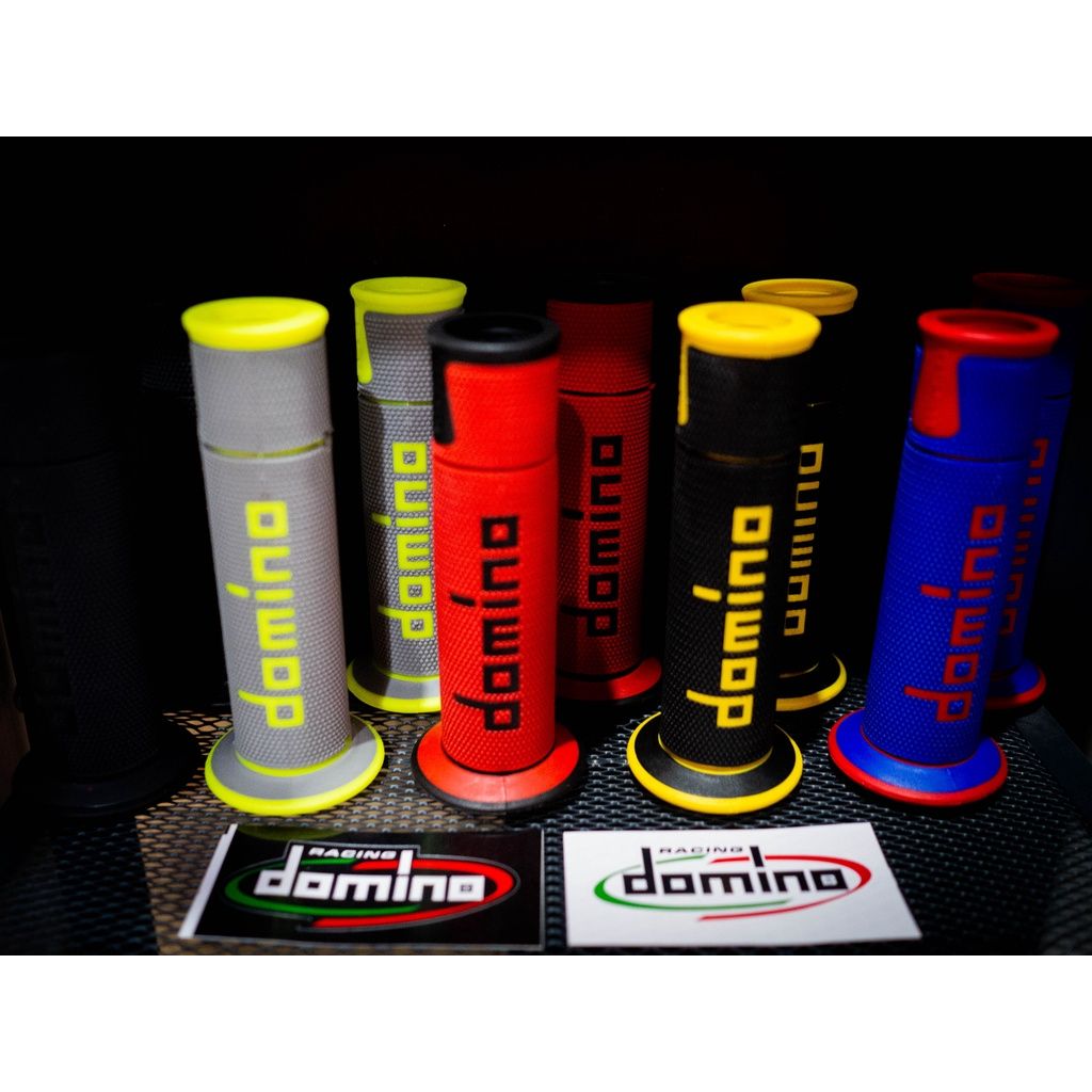 ปลอกแฮนด์ DOMINO A250 A450 5519 แท้ อิตาลี ใส่ได้ทุกรุ่น ใส่ตุ้มปลายแฮนด์ได้