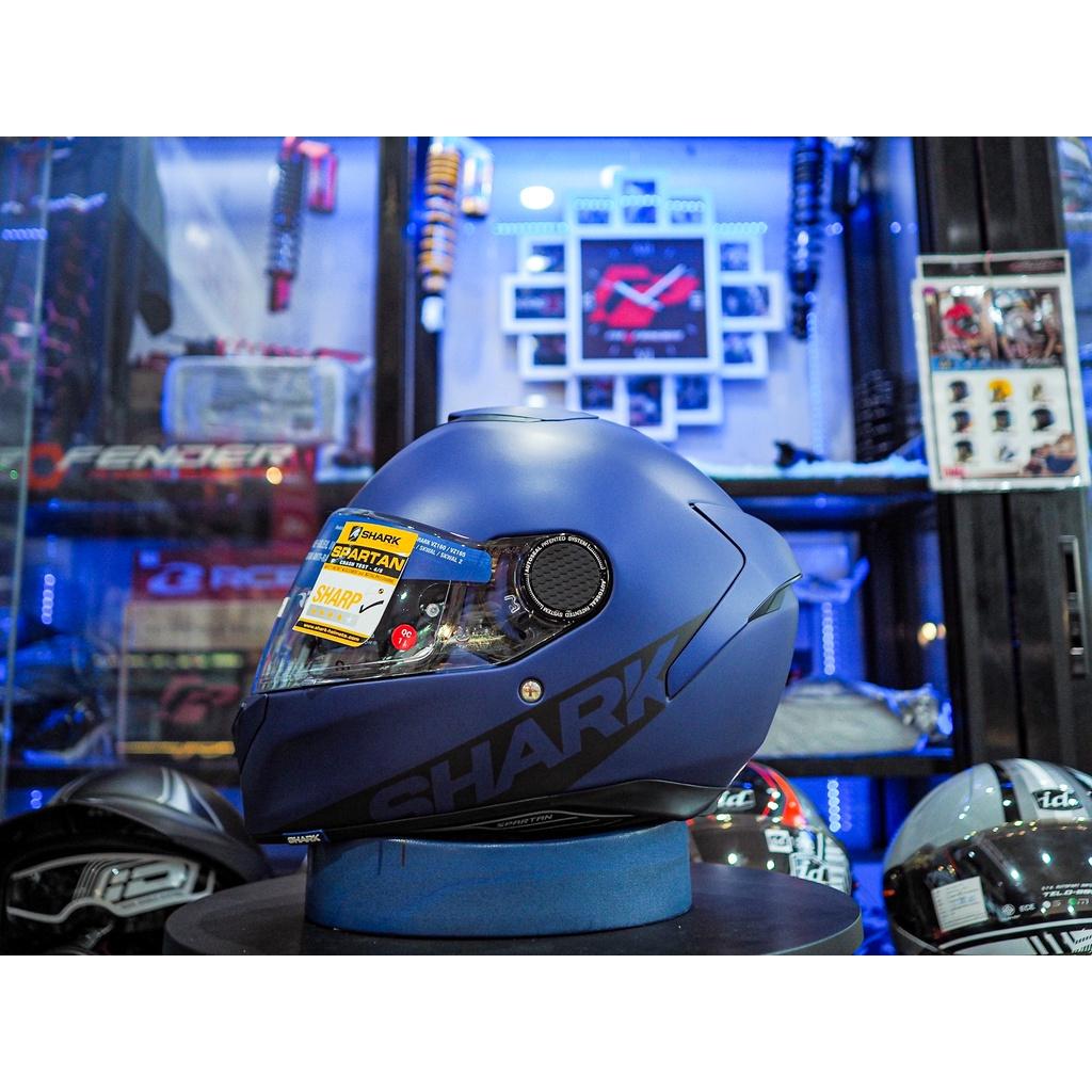 หมวกกันน็อค SHARK SPARTAN BLANK MAT NAVY BLUE MAT *สอบถามก่อนซือ
