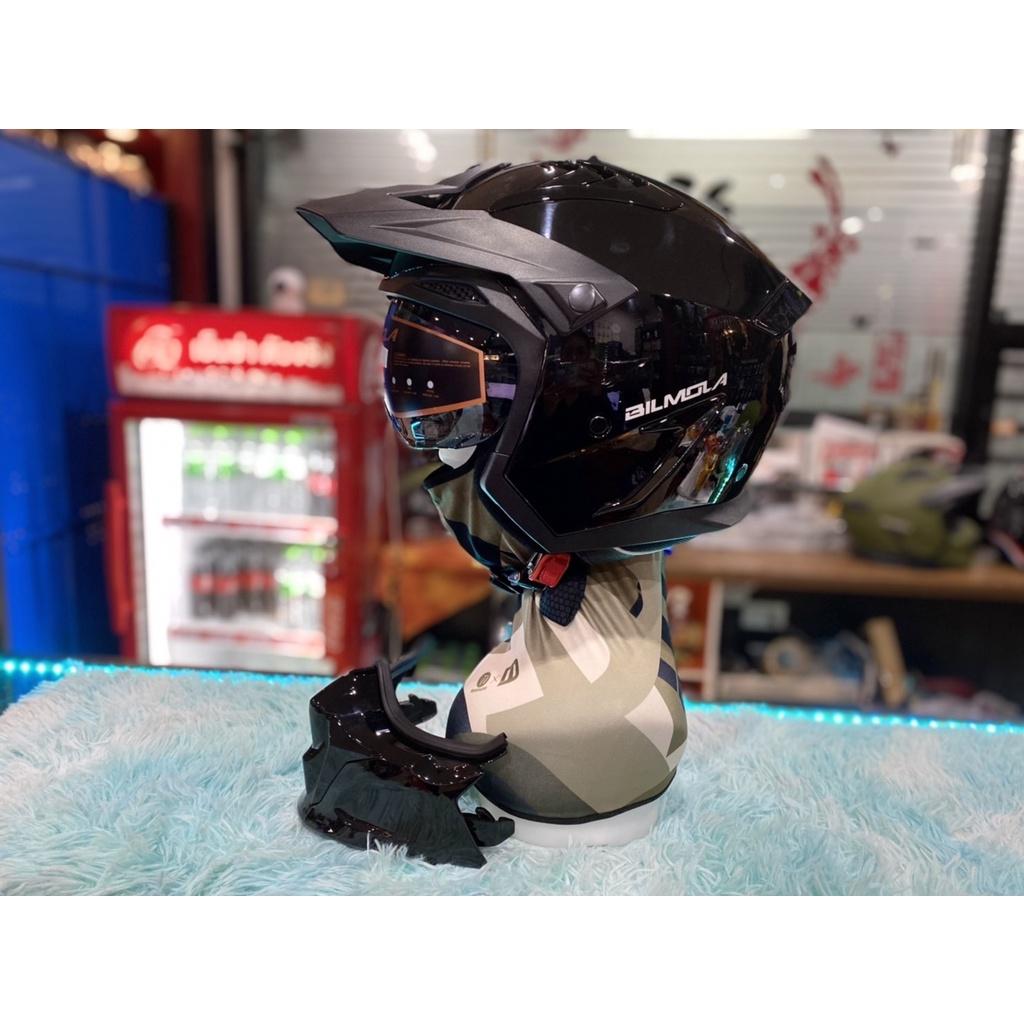 หมวกกันน็อค BILMOLA SPIKER 2021🎉 ✅ทรงCUSTOM คางถอดได้ •มีไซส์ XS / S / M / L / XL /2XL •มีแว่นกันแดดด้านใน