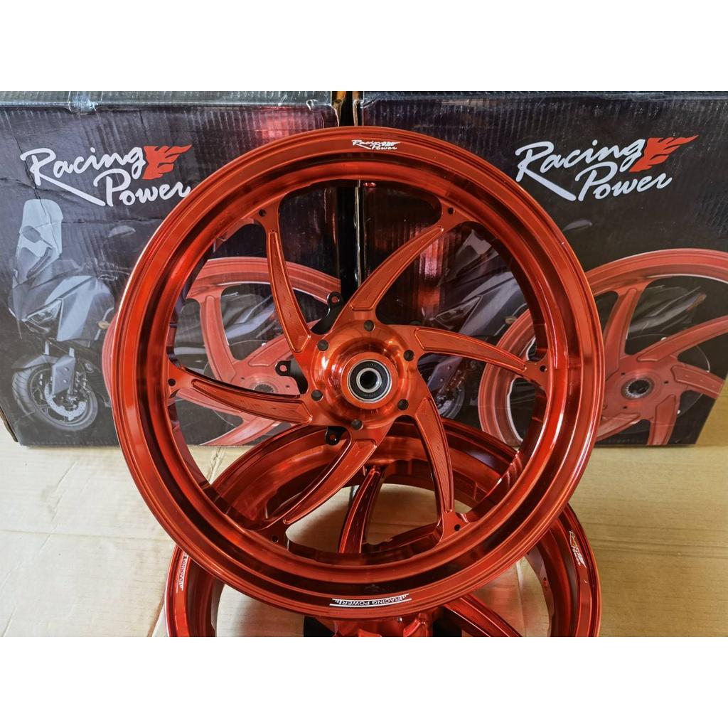 ล้อแม็ก หน้า-หลัง X-MAX อลูมีเนียม มีให้เลือกถึง 3สี ชุดล้อX-MAX ล้อหน้าหลัง ล้อหน้า ล้อหลัง semspeeed