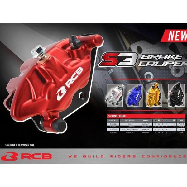 ปั้มดิสหน้า ล่าง แถมผ้าเบรค รุ่น N-MAX AEROX R15 RCB CALIPER S3 SERIES Y15ZR / RacingBoy RCB ปั้มล่าง
