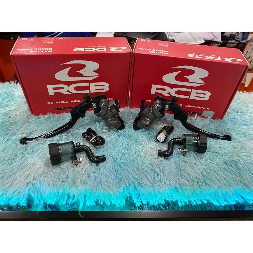 มือเบรค ปั้มลอย ข้างซ้าย S1 เบอร์ 17 MM สีดำ ก้านยาว RacingBoy RCB
