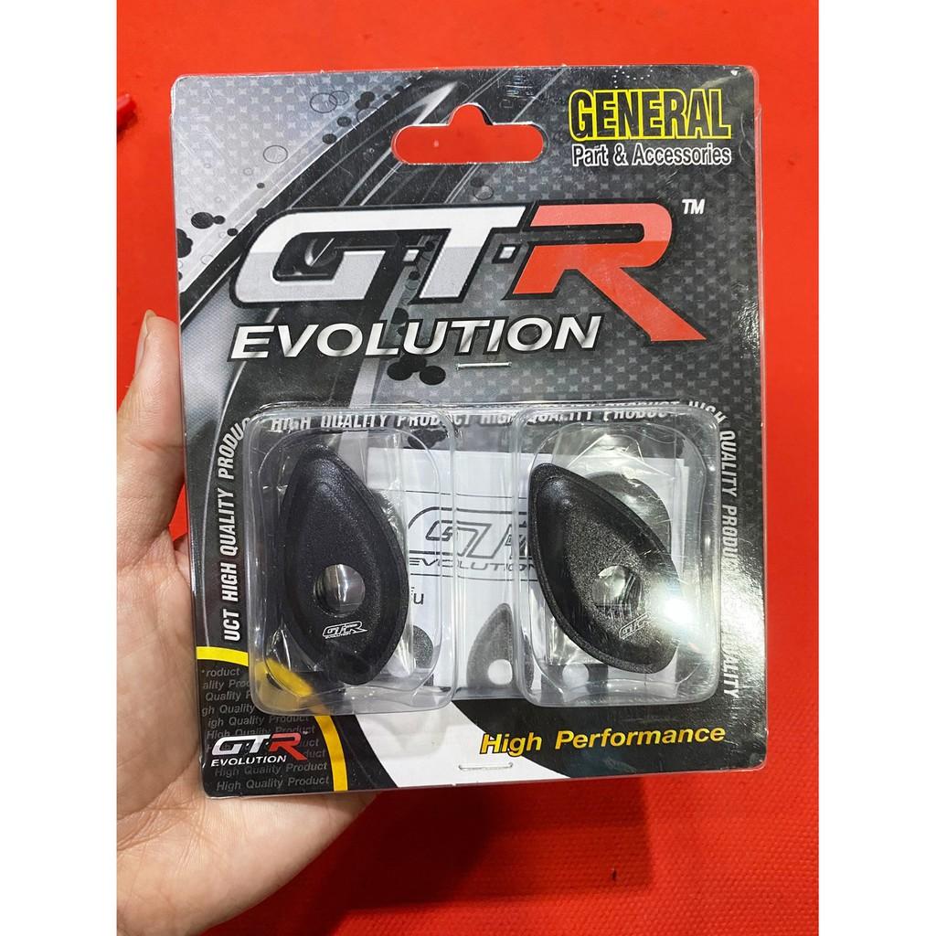 ฝาปิดไฟเลี้ยว HONDA หน้า-หลัง มิเนียม 4 ชิ้น GTR แท้100% แผ่นรองไฟเลี้ยว ฝาปิดรูไฟเลี้ยวเดิม