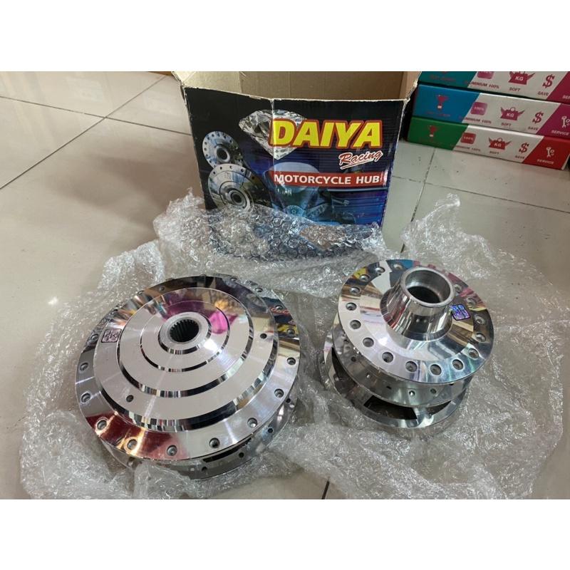 ดุมล้อ หน้า-หลัง Aerox ตัวเก่า ปัดเงา