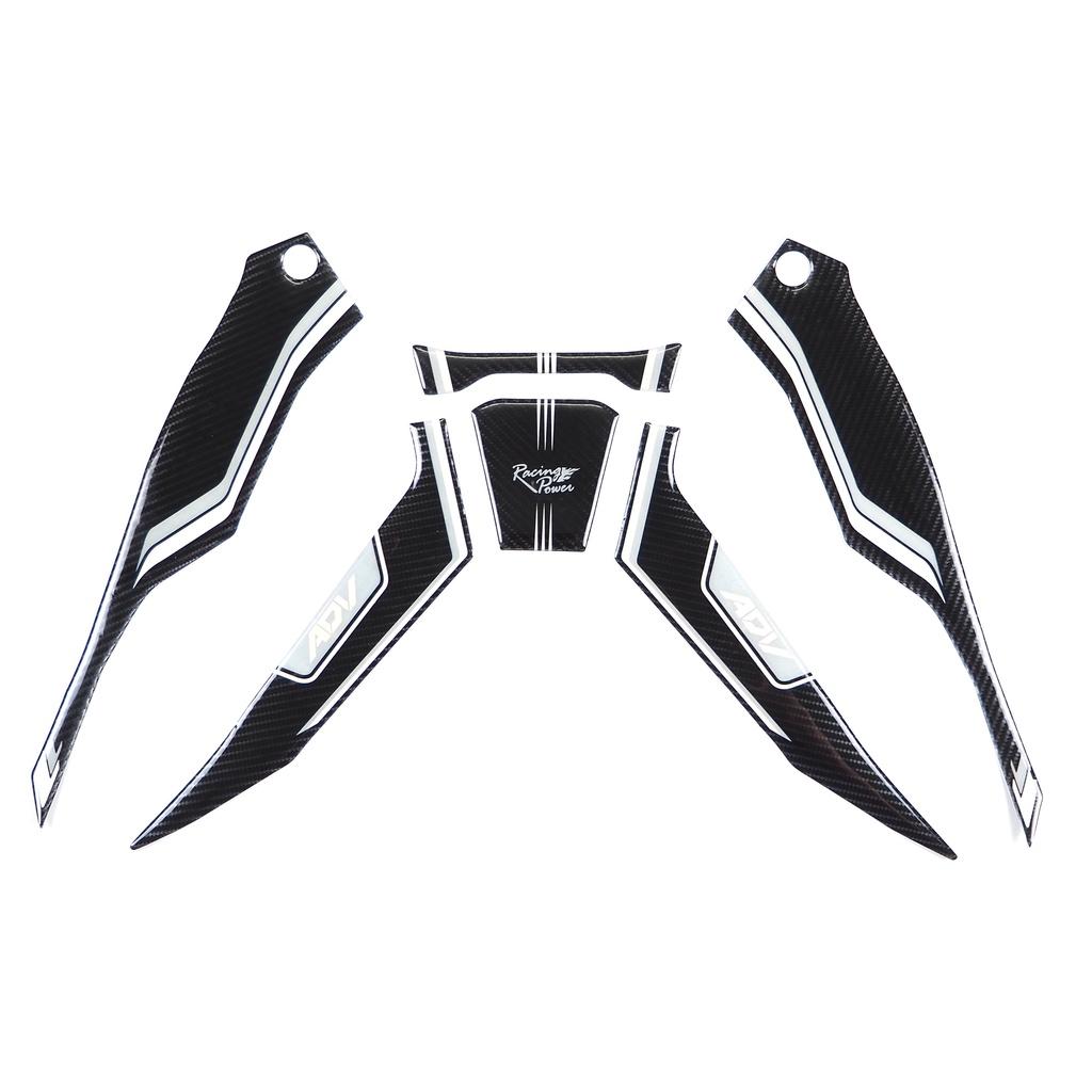 สติ๊กเกอร์ ติดแผงคอ กันรอยคอนโซลหน้า ADV งาน Carbon  semspeed สติ้กเกอร์