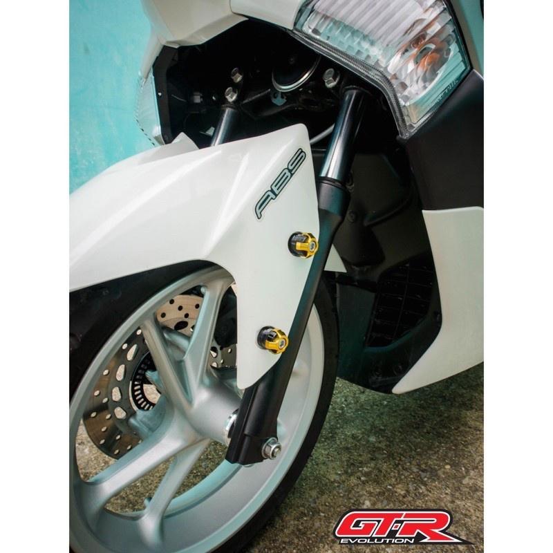 บู๊ชรองน็อตยึดบังโคลนหน้า 2ชิ้น N-MAX / AEROX155 งานGTR ครบทุกสี