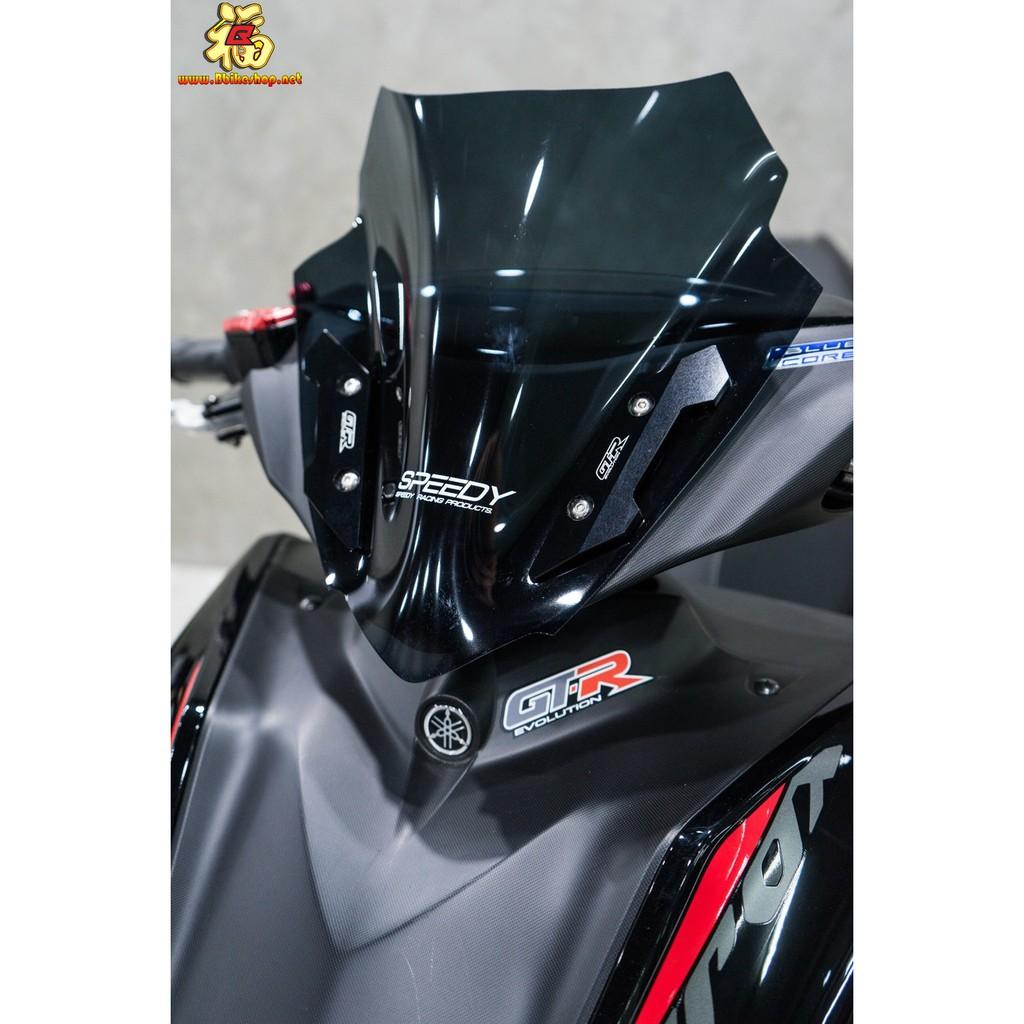 บังไมล์ ชิวหน้า AEROX155 NEW 2021 GTR หนา 2มิล YAMAHA*ใส-ฟิล์ม 03