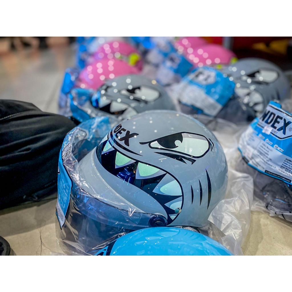 หมวกกันน็อคเด็ก ครึ่งใบ Index Lady Junior ลายการ์ตูน