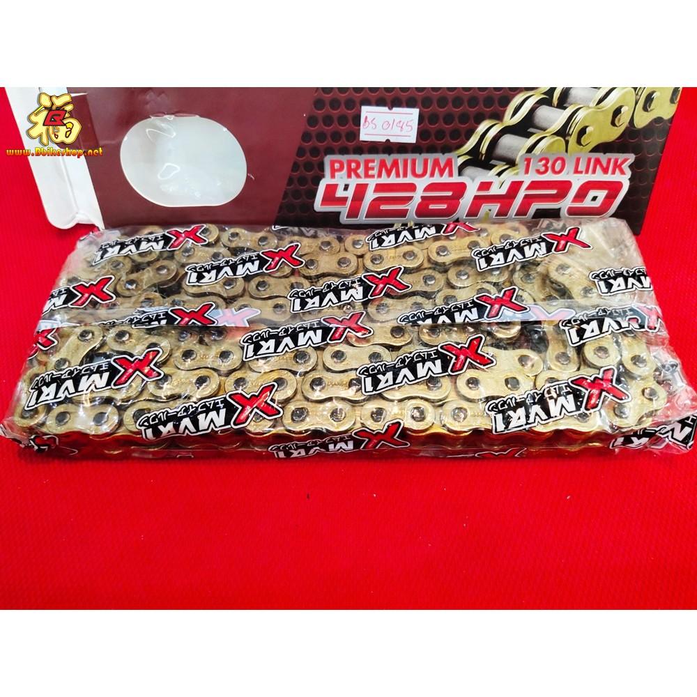 โซ่ 428*130 L โอริง MVR1  O-ring Premium    [ทอง]*