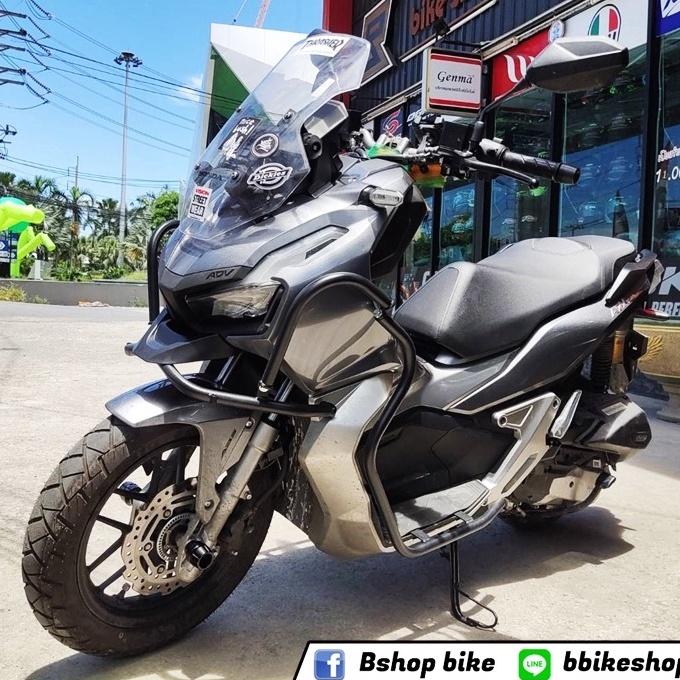 แคชบาร์HONDA ADV 150  เหล็กหนา 5 ชิ้น/ SEMSPEED