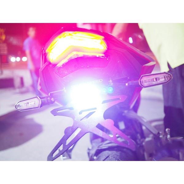 ท้ายสั้นแม่เหล็กพับได้ มีไฟส่องป้ายมะเบียน รุ่น CBR250RR / SEVENSPEED BS2217