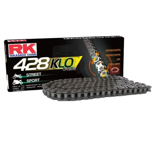 โซ่ RK 428 KLO O-Ring 132L สีเหล็ก