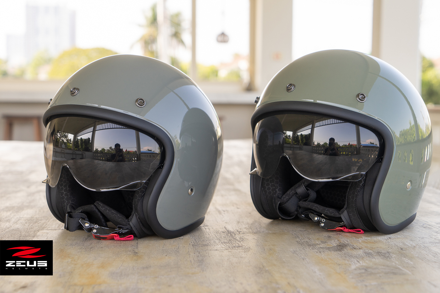 หมวกกันน็อค ZEUS Helmet ZS-389A