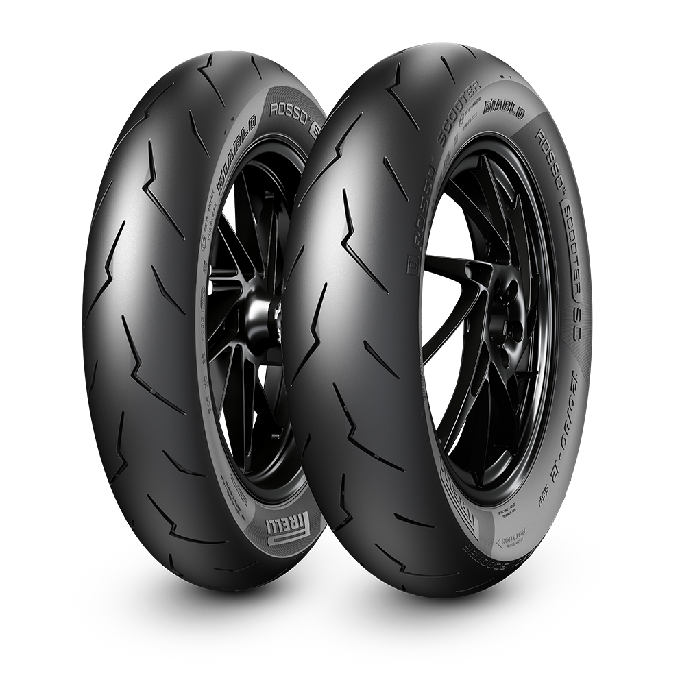 ยางZONTES 150X  DIABLO ROSSO SCOOTER SC ยางไฮเปอร์สกู๊ตเตอร์ สำหรับสายซิ่ง PIRELLI