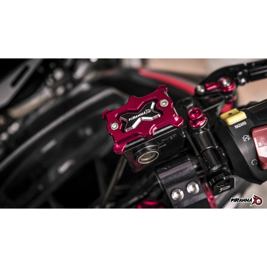 ฝาปิดน้ำมันดิสเบรค CNC Cross Style ADV 150-350 / FORZA 300-350/ GPX DRONE / R-15M /CBR-150R 2021/PCX-160 PIRANHA (0335)