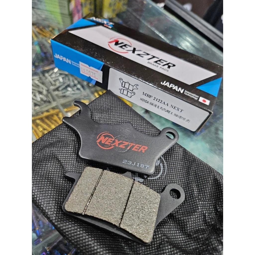 10. ผ้าเบรคหน้า NEXZTER 2122AA สำหรับรถรุ่น WAVE S,FUTURE X,WAVE110