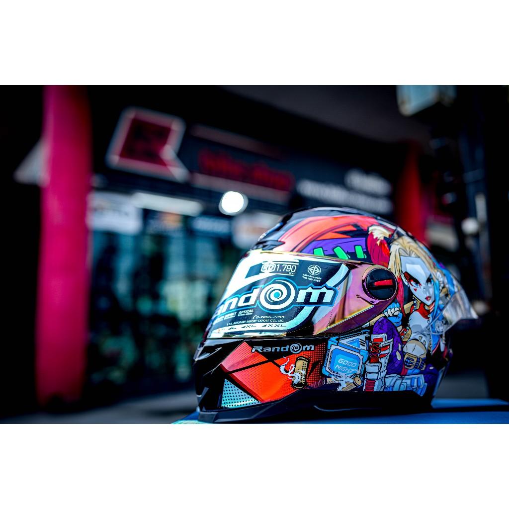 หมวกกันน็อค RD Random CZR BT ลายใหม่มาก แถมชิวหน้า
