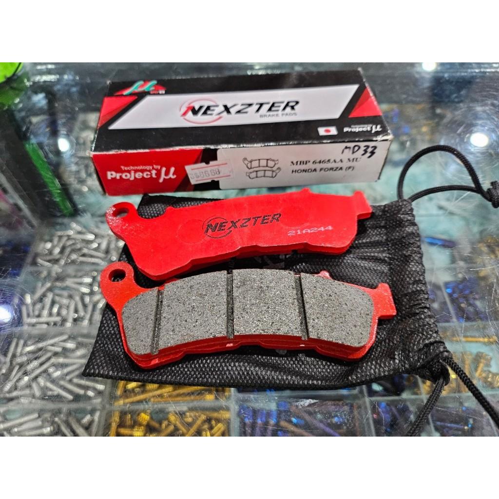 ผ้าเบรคหน้า NEXZTER 6465AA สำหรับรถรุ่น FORZA 2013-2017 / CBR250R ABS2013