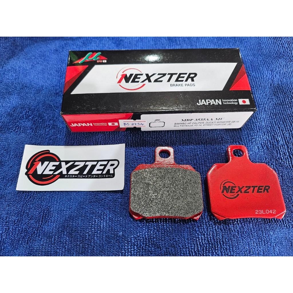 23. ผ้าเบรคหลัง NEXZTER 3535AA 2 POTS ปั้มด้วง ปั๊มปีกผีเสื้อ สำหรับรถรุ่น MONSTER 795/796  899/959 PANIGALE HYPERMOTRAD